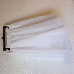 Rue21 | White Tulle Lined Skirt Elastic Waist Sz Medium GUC
